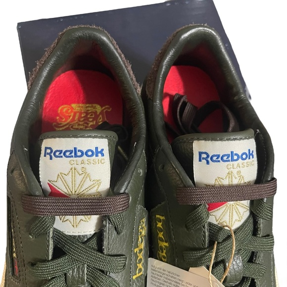 Reebok x Bodega Club C 85 forest leather sneaker  Size 8/8.5 - Picture 9 of 10